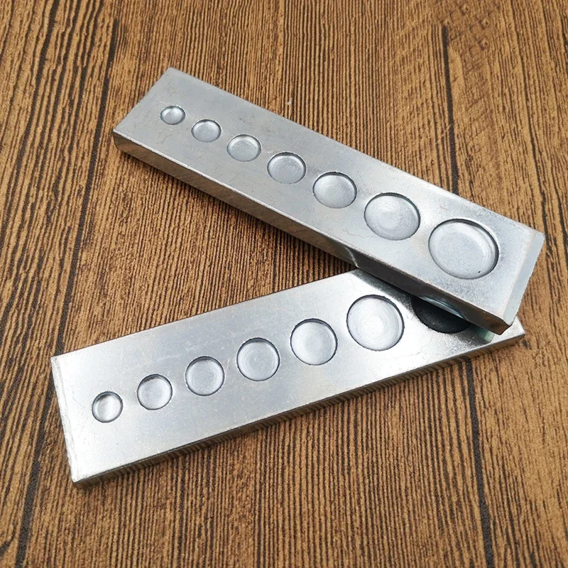 Leatherwork Rivet Setter - 7 in 1 Bottom Plate Rivet