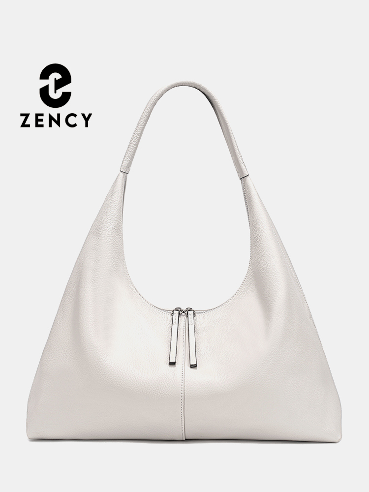 Leather Work Handbag - Zency Large Capacity Tote Bag Genuine