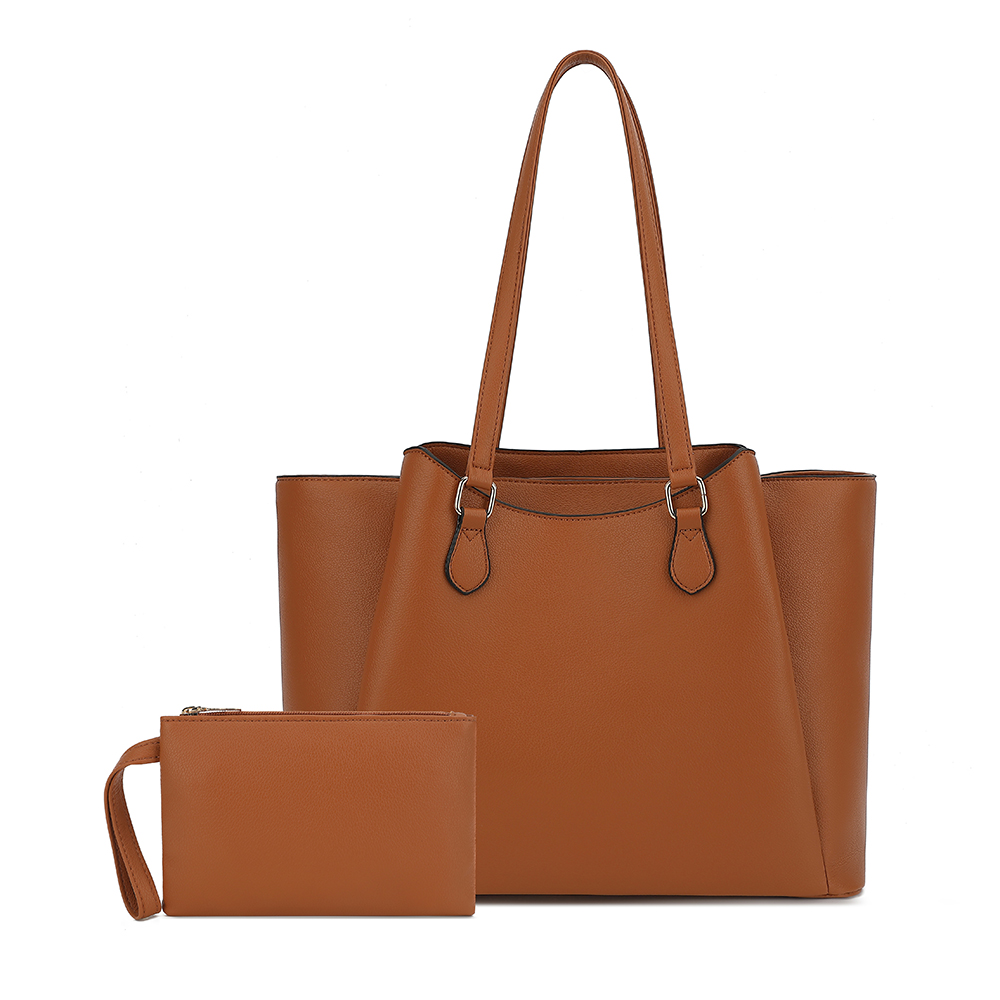 Leather Work Handbag - Tote Bag for Women, Large PU
