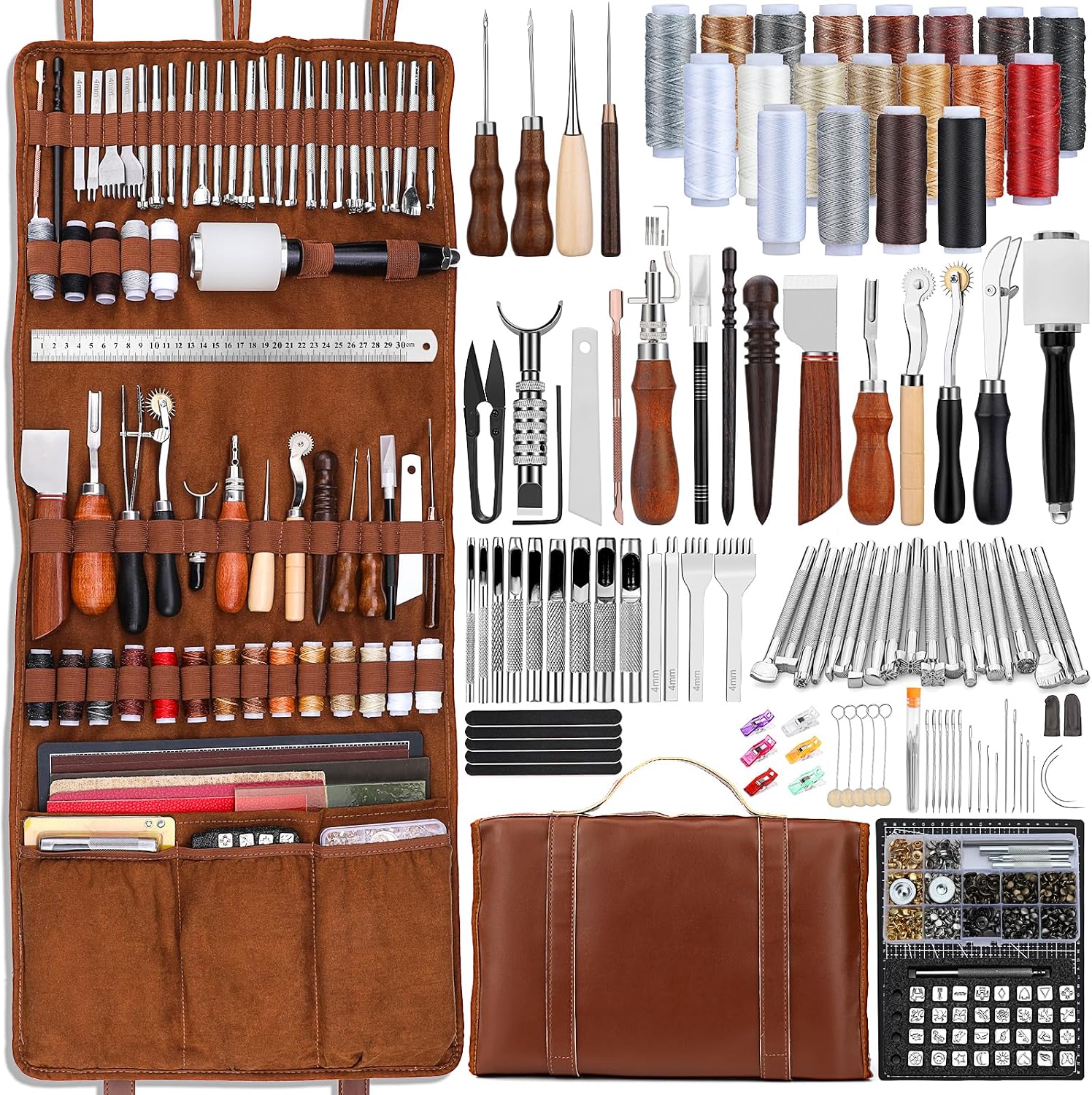 For Leather Work - Leather Tooling Kit Leather Craft Tools