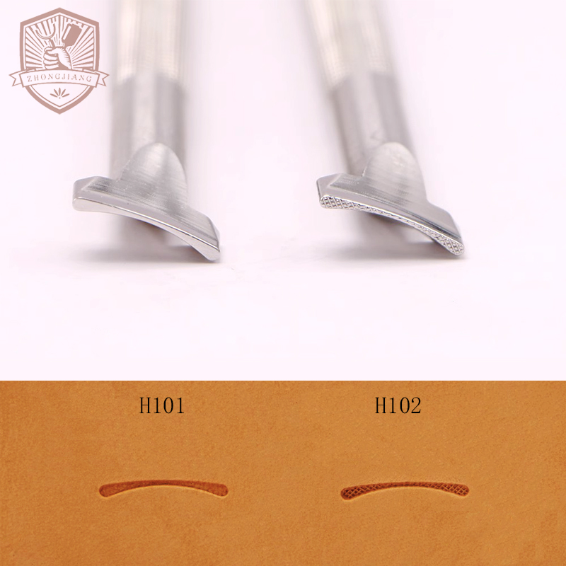 Leatherwork Patterns - Leather Work Stamping Tool Cutoff Pattern