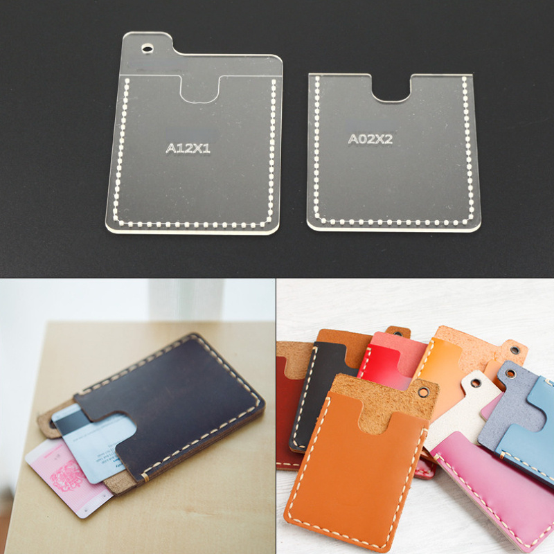 Leatherwork Patterns - 2pcs/set DIY Leather Card Cover Holder