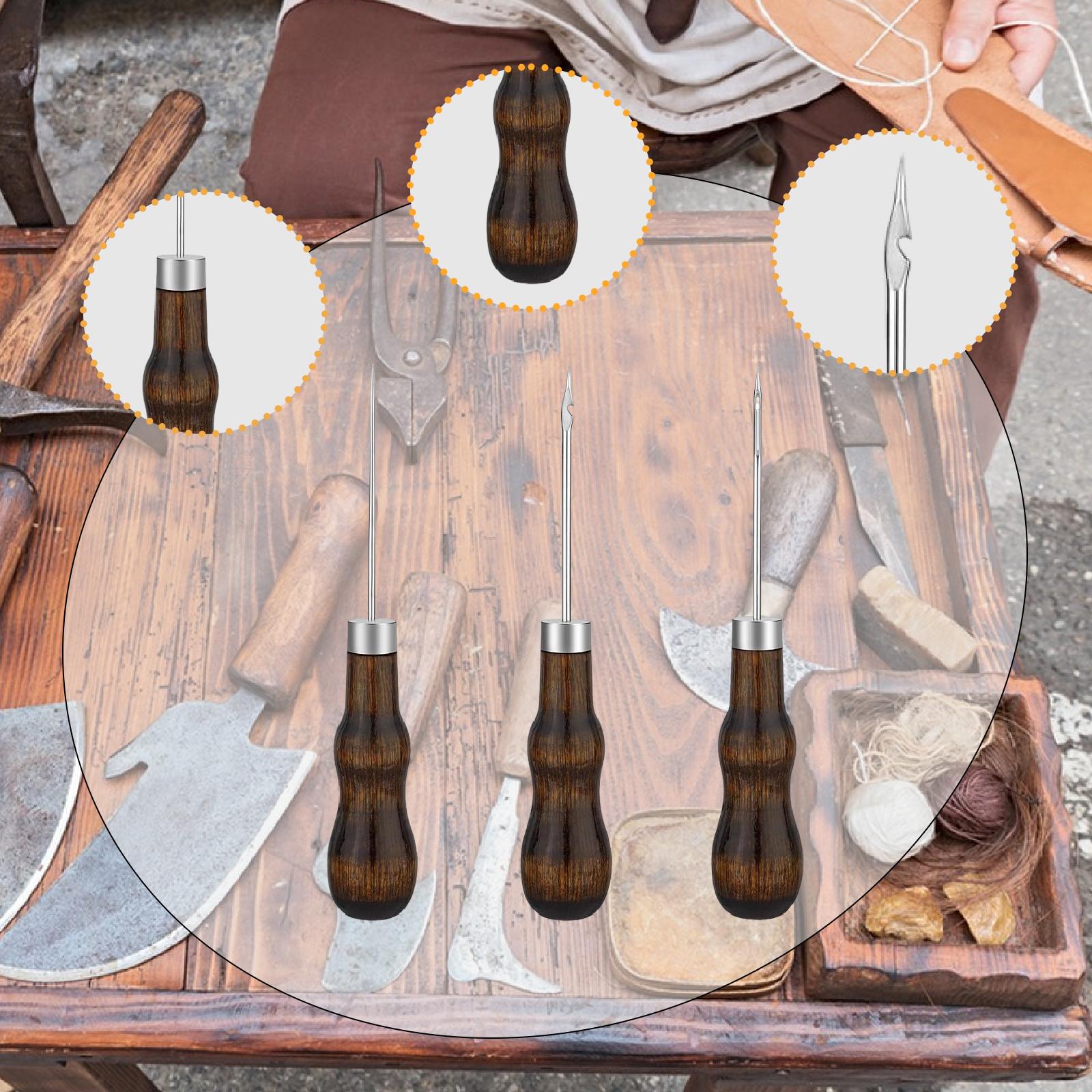 Leatherwork Awl - Hand Stitcher Sewing Awl Set Precision
