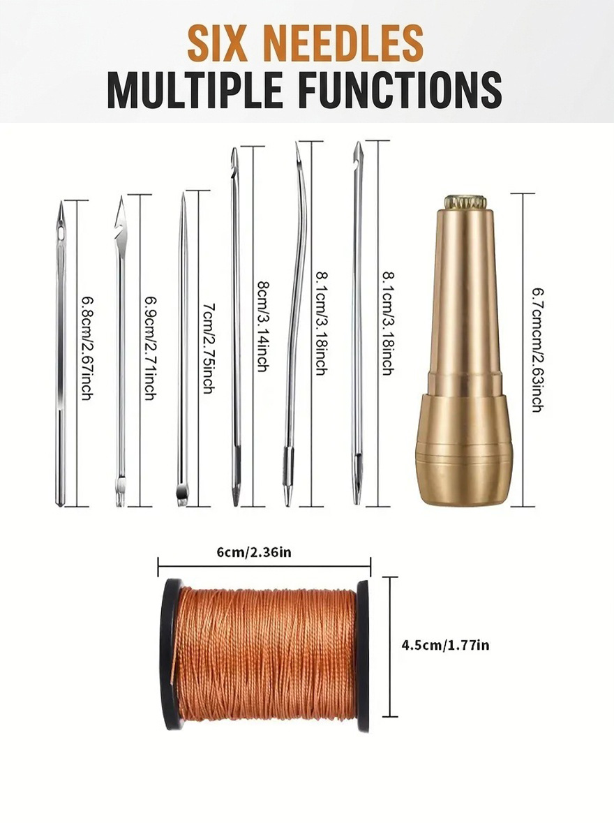 Leather Stitching Tool, Hand S - Leatherwork Awl 评论和价格