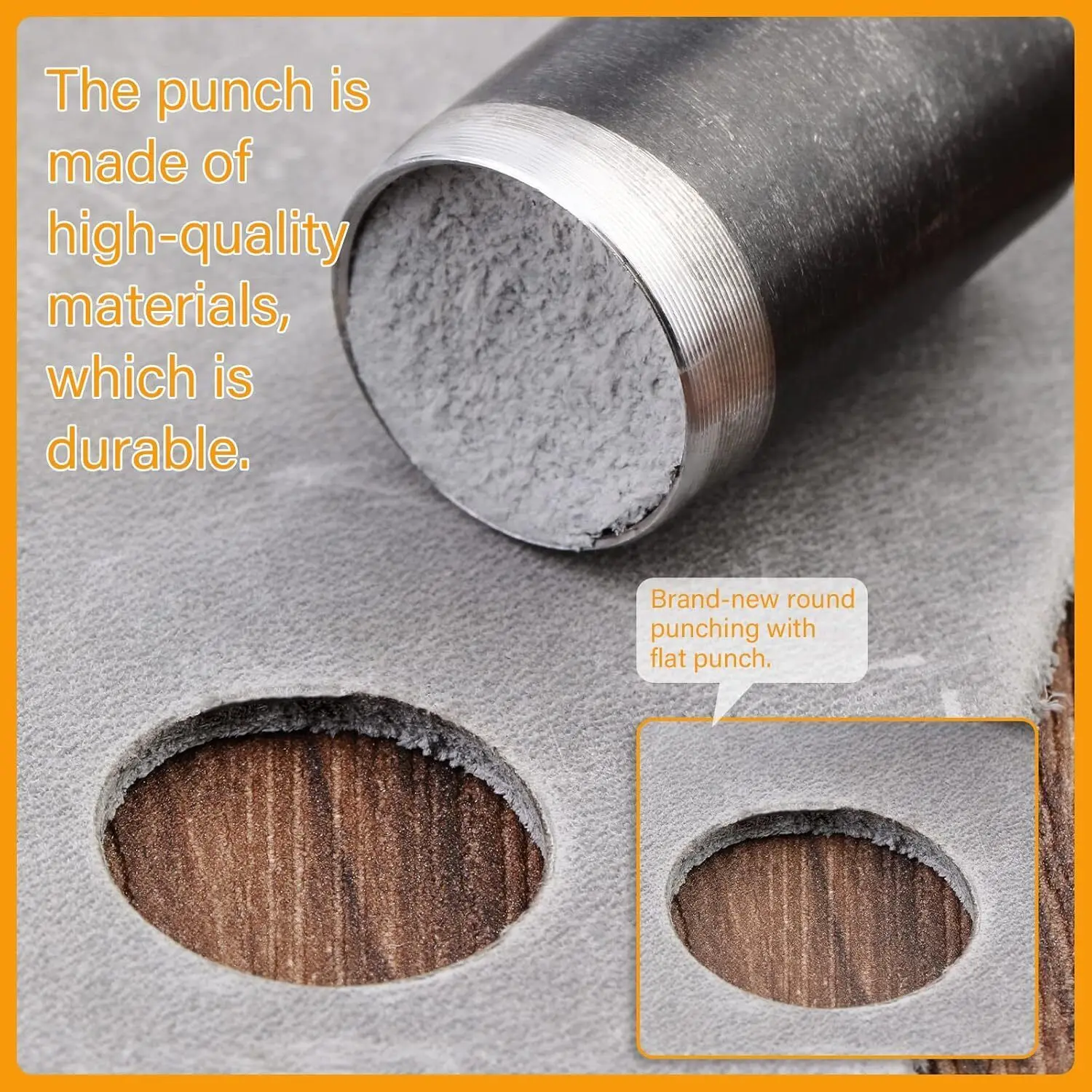 15Pcs Leather Circle Cutter To - Leatherwork Punching Tool 评论和价格