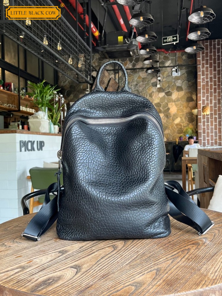 Soft Natural Sheepskin Casual  - Leather Work Bag 评论和价格
