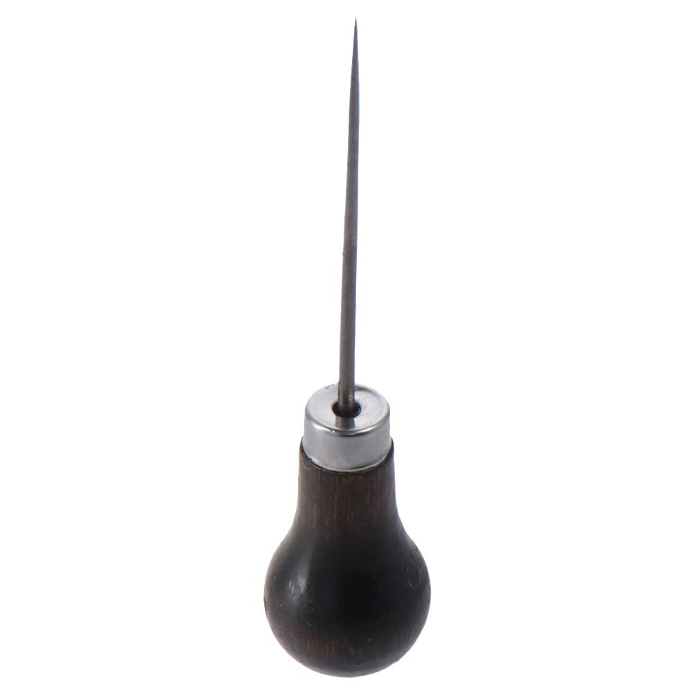 3Pcs Wooden Handle Scratch Awl - Leatherwork Punching Tool 评论和价格