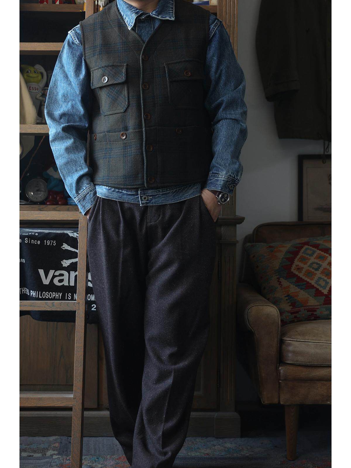 Secondorder FW24 6 Pockets Wor - Leather Work Vest For Men 评论和价格