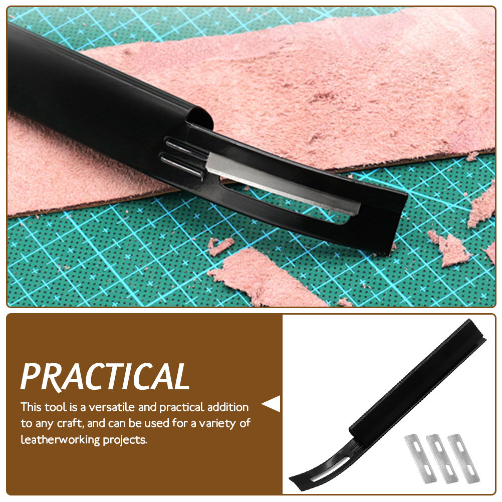 1Set Edge Skiving Tool Seamles - Leatherwork Edge Beveler 评论和价格
