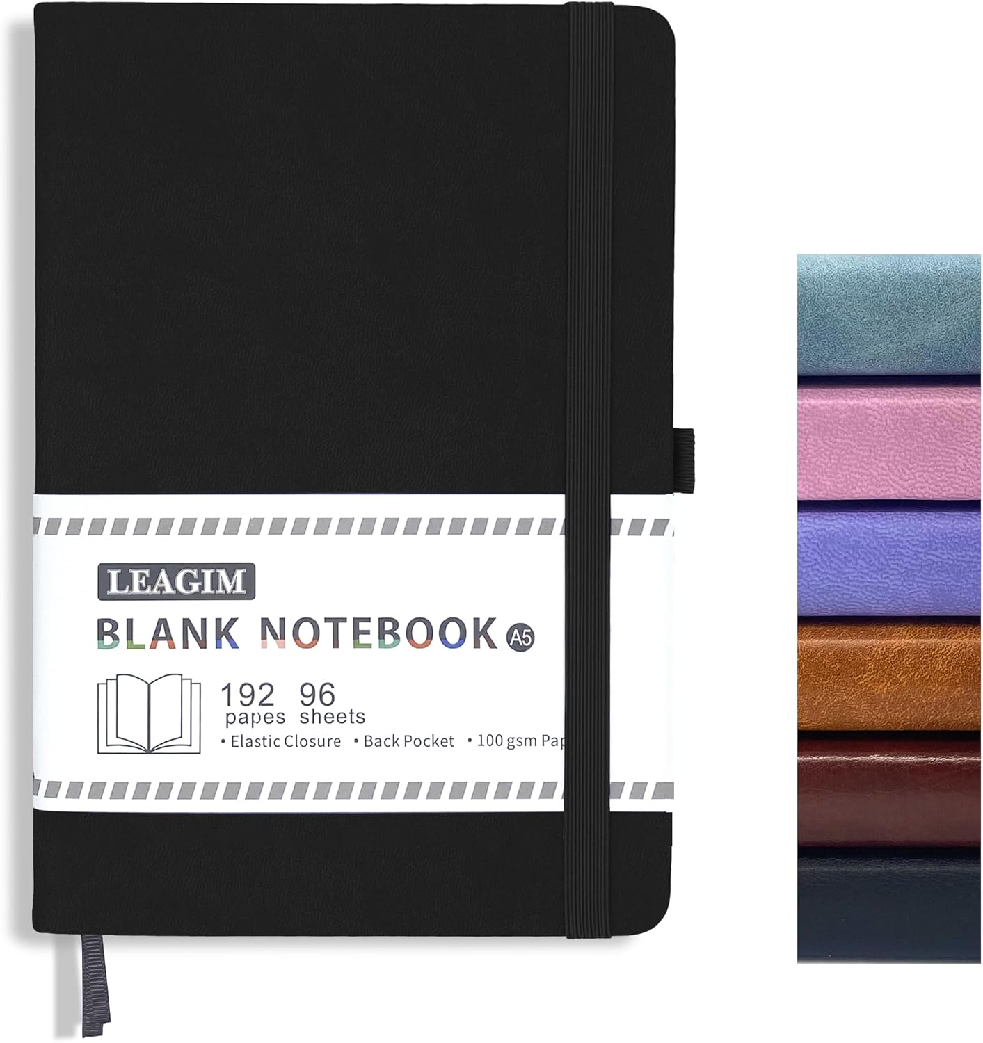 Blank Journal Notebook A5 192  - Leatherwork Products 评论和价格