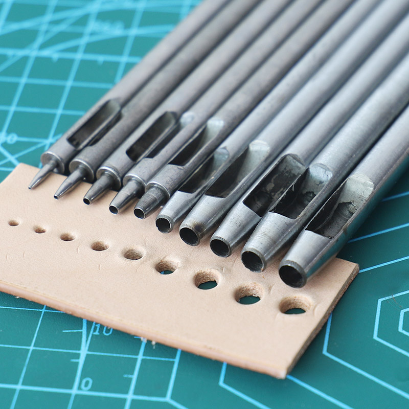 10pcs Rotary Leather Hole Punc - Leatherwork Punching Tool 评论和价格