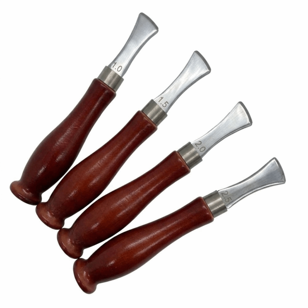 4pcs Precision Beveler Leather - Leatherwork Edge Beveler 评论和价格