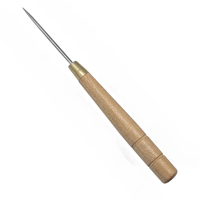 3 PCS Wooden Handle Awl Tool L - Leatherwork Awl 评论和价格