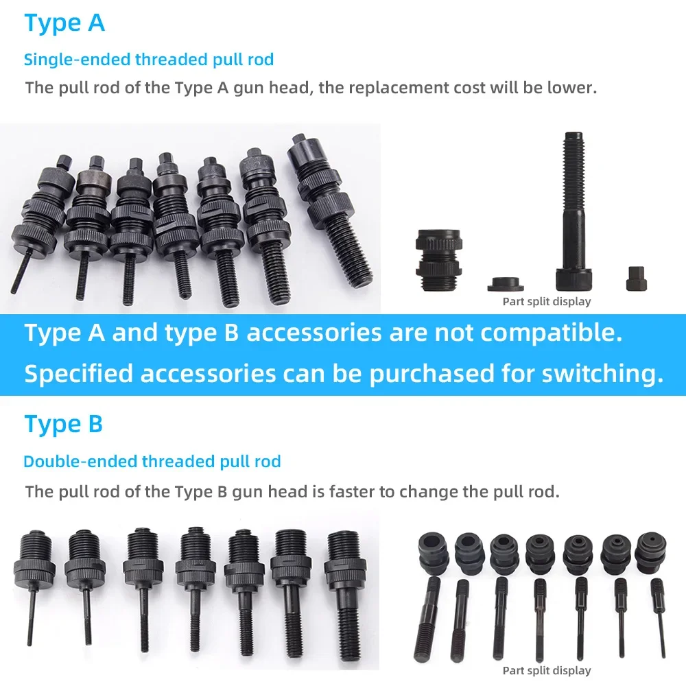Industrial Rivet Nut Gun Hydra - Rivet Setter Tool 评论和价格