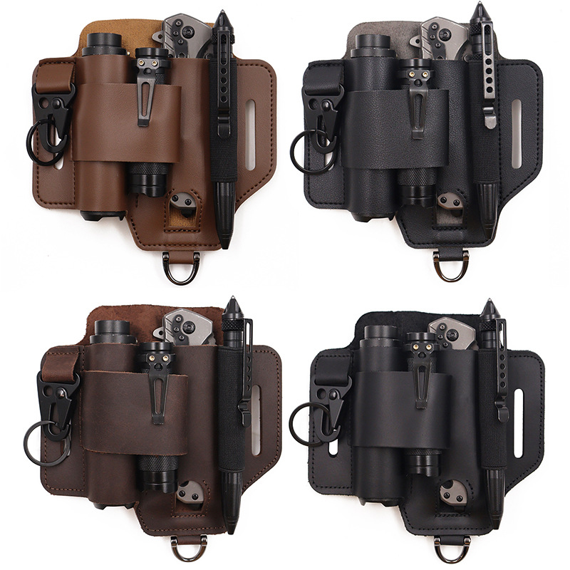 EDC Tactical Tool Holster Wild - Leather Work Bag 评论和价格
