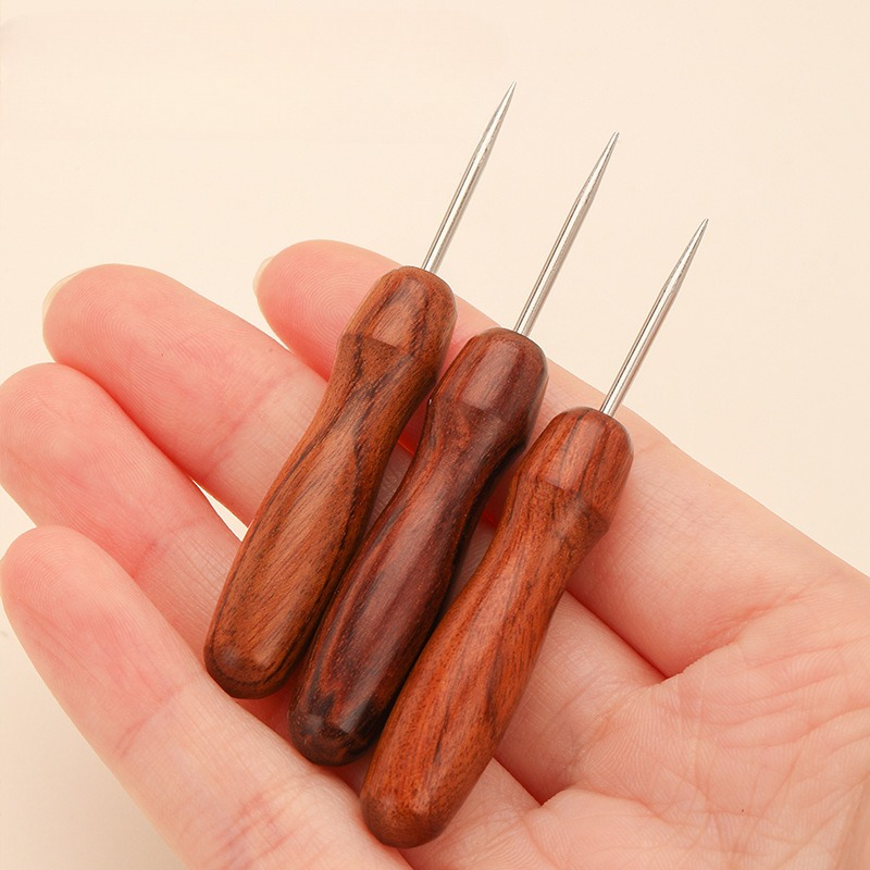 Professional Leather Wooden Ha - Leatherwork Awl 评论和价格