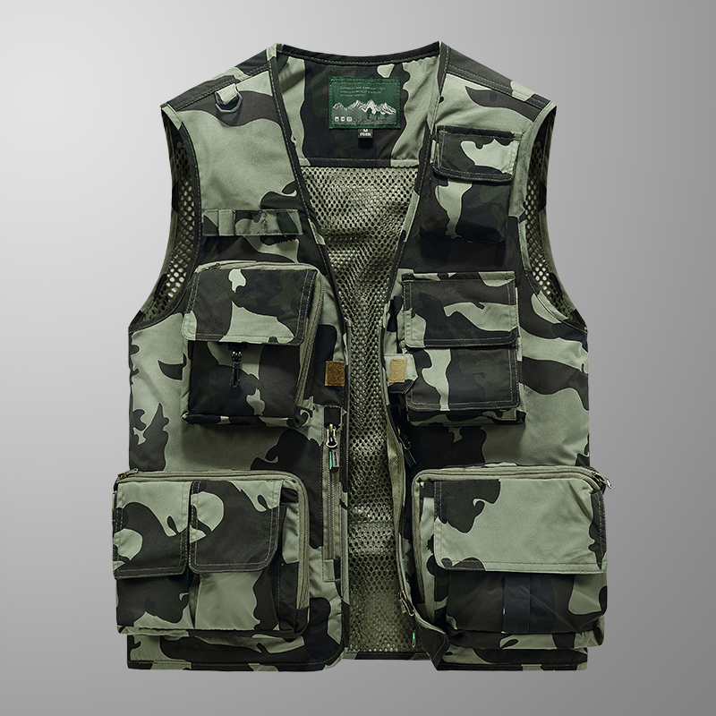 Embroidered Vest Fishing Cloth - Leather Work Vest For Men 评论和价格