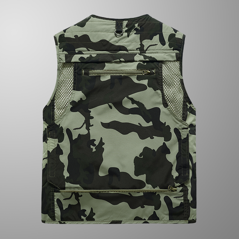 Embroidered Vest Fishing Cloth - Leather Work Vest For Men 评论和价格