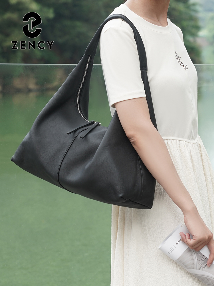 Zency Large Capacity Tote Bag  - Leather Work Handbag 评论和价格