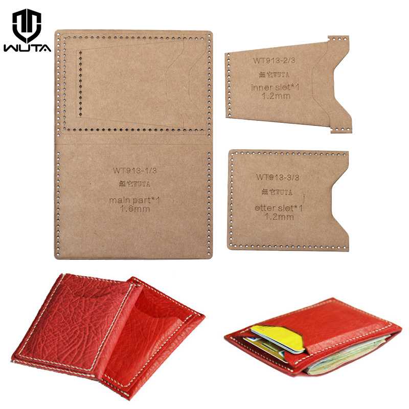 WUTA 913 Mini Card Case Kraft  - Leatherwork Patterns 评论和价格
