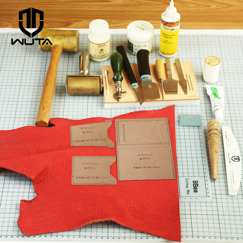 WUTA 913 Mini Card Case Kraft  - Leatherwork Patterns 评论和价格
