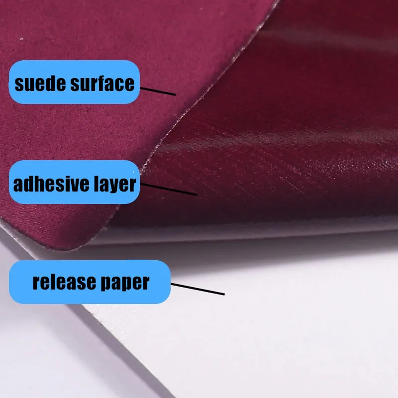 Suede Leather Fabric Self-adhe - Leatherwork Vise 评论和价格