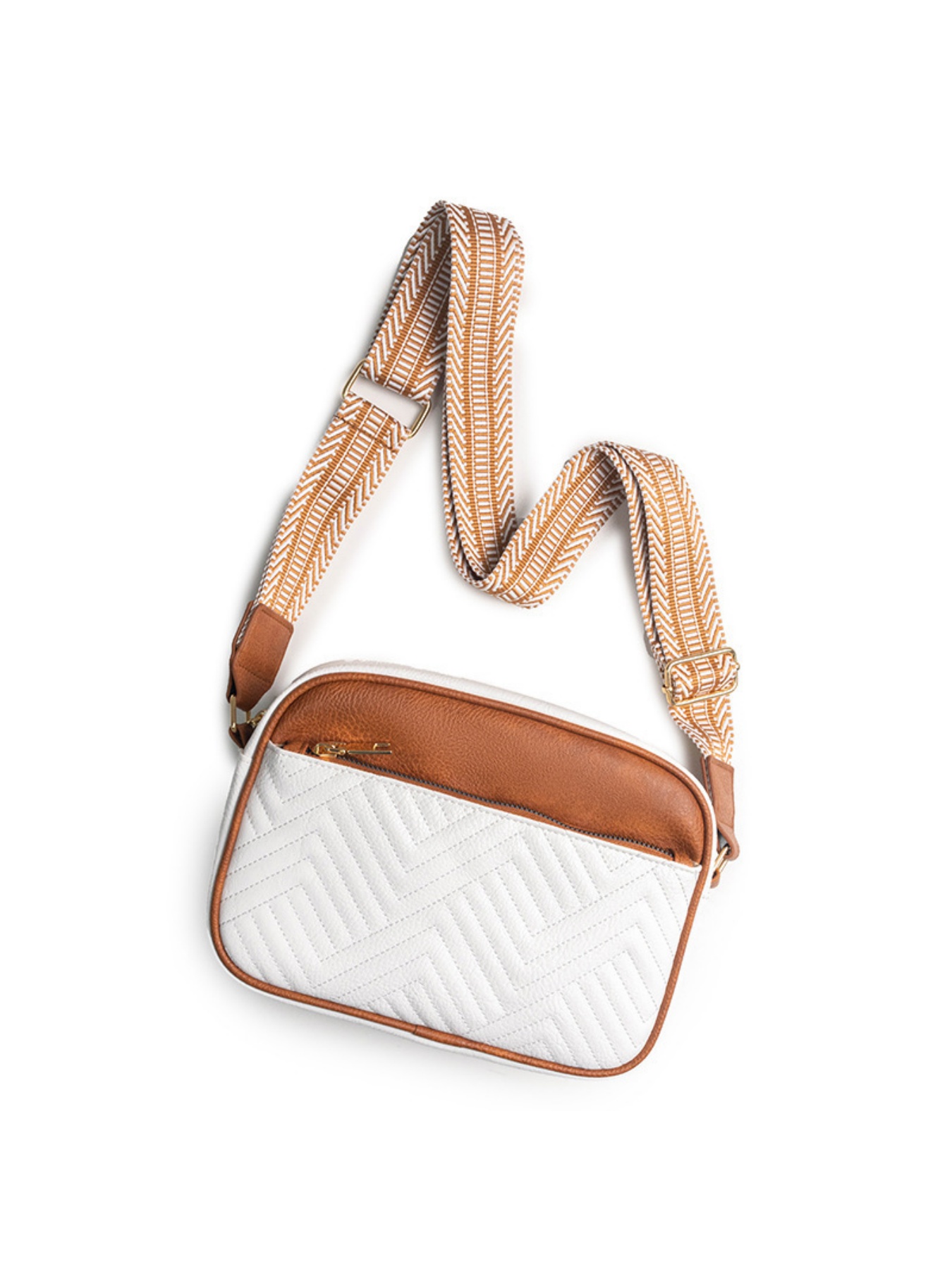 Women's Quilted Crossbody Bag, - Leatherwork Products 评论和价格