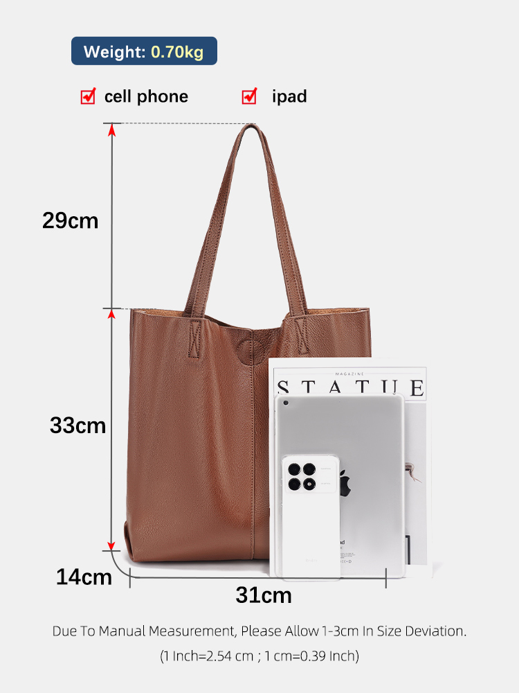 Zency Women's Large Capacity H - Leather Work Handbag 评论和价格