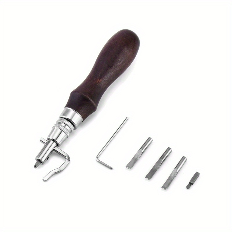 7 In 1 Leather GrooverTool,Pro - Leatherwork Edge Beveler 评论和价格