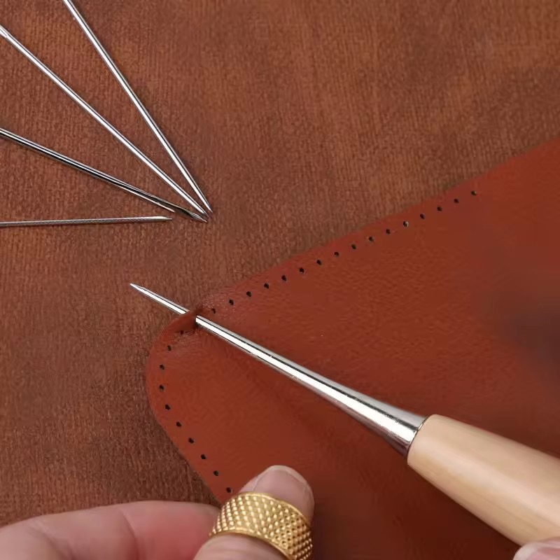 13 Pcs Leather Sewing Set Hand - Leatherwork Awl 评论和价格