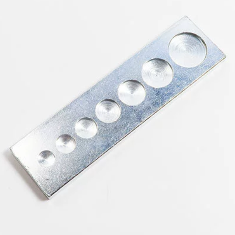7 in One Bottom Plate Hole Pun - Leatherwork Rivet Setter 评论和价格