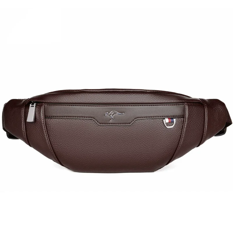 Business Leather Waist Bag Mul - Leather Work Bag 评论和价格
