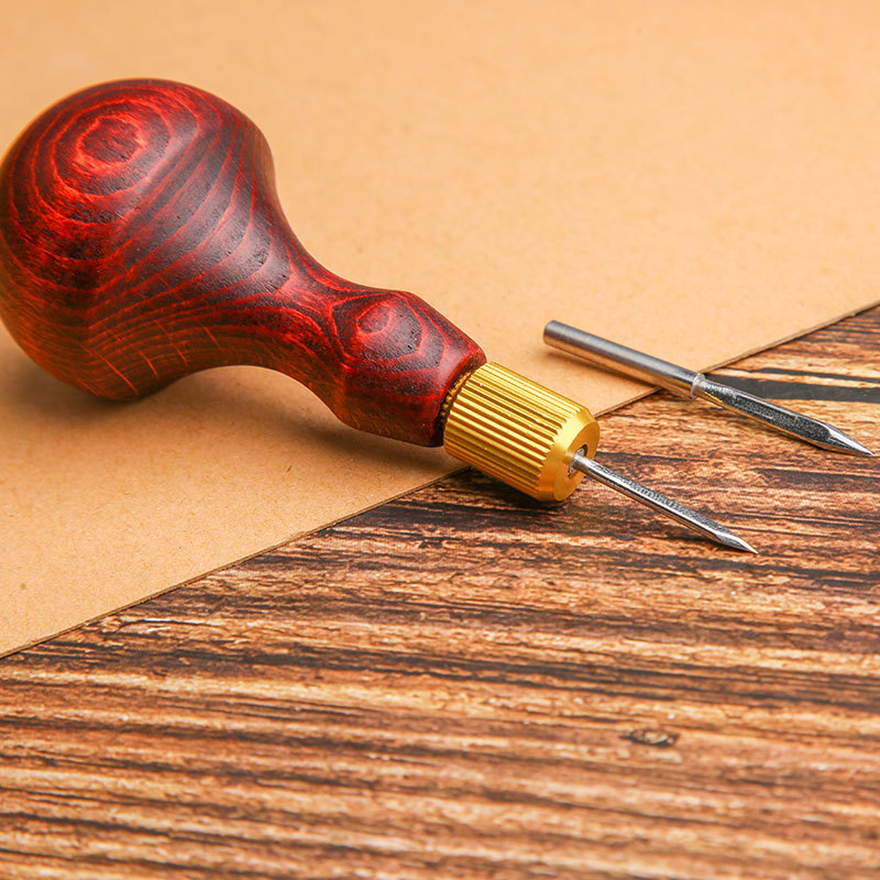 1Set DIY Leather Punch Awl Woo - Leatherwork Awl 评论和价格