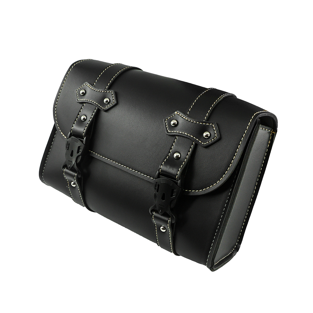 Motorcycle Front Fork Saddleba - Leather Work Bag 评论和价格