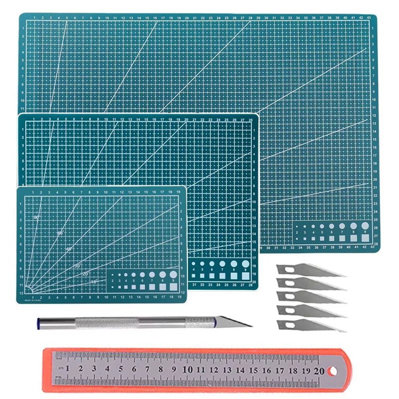 PVC Cutting Mat Set A3/A4/A5 C - Leatherwork Vise 评论和价格