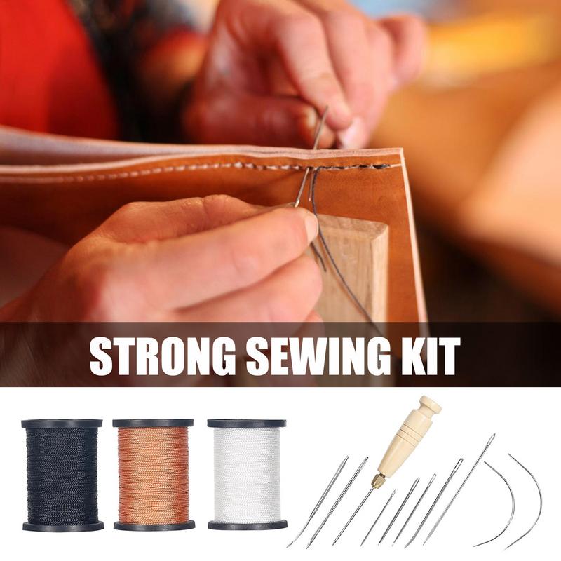 Leather Stitching Kit Heavy Du - Leatherwork Awl 评论和价格