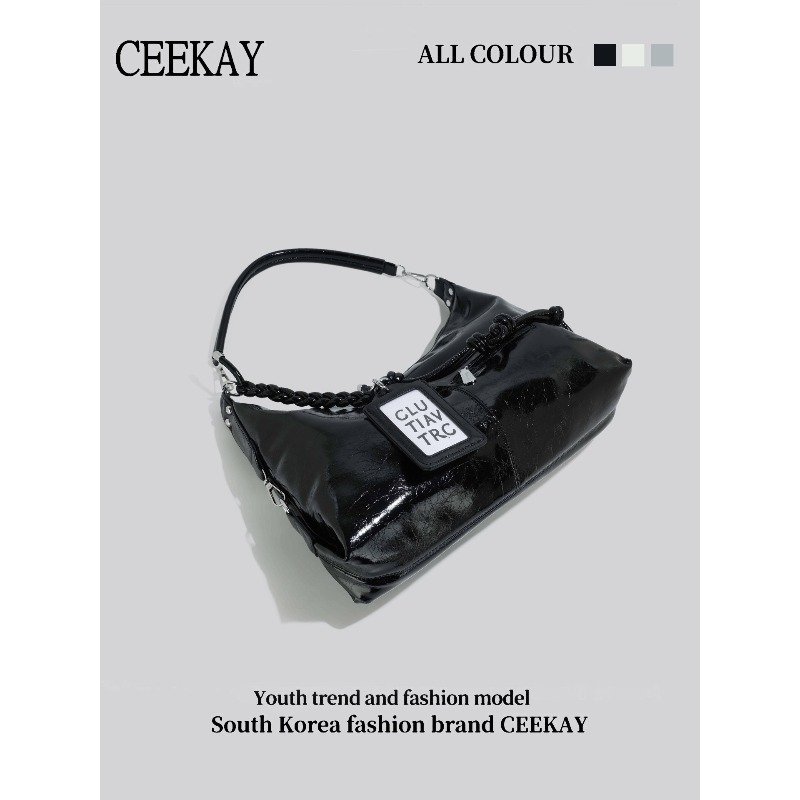2026 CEEKAY Glossy Leather Hob - Leather Work Handbag 评论和价格