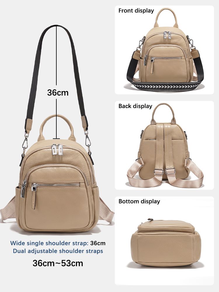 Zency Genuine Leather Small Ba - Leather Work Bag 评论和价格