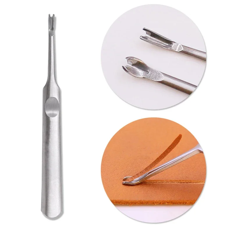 Groover Punching Tool U Shaped - Leatherwork Edge Beveler 评论和价格