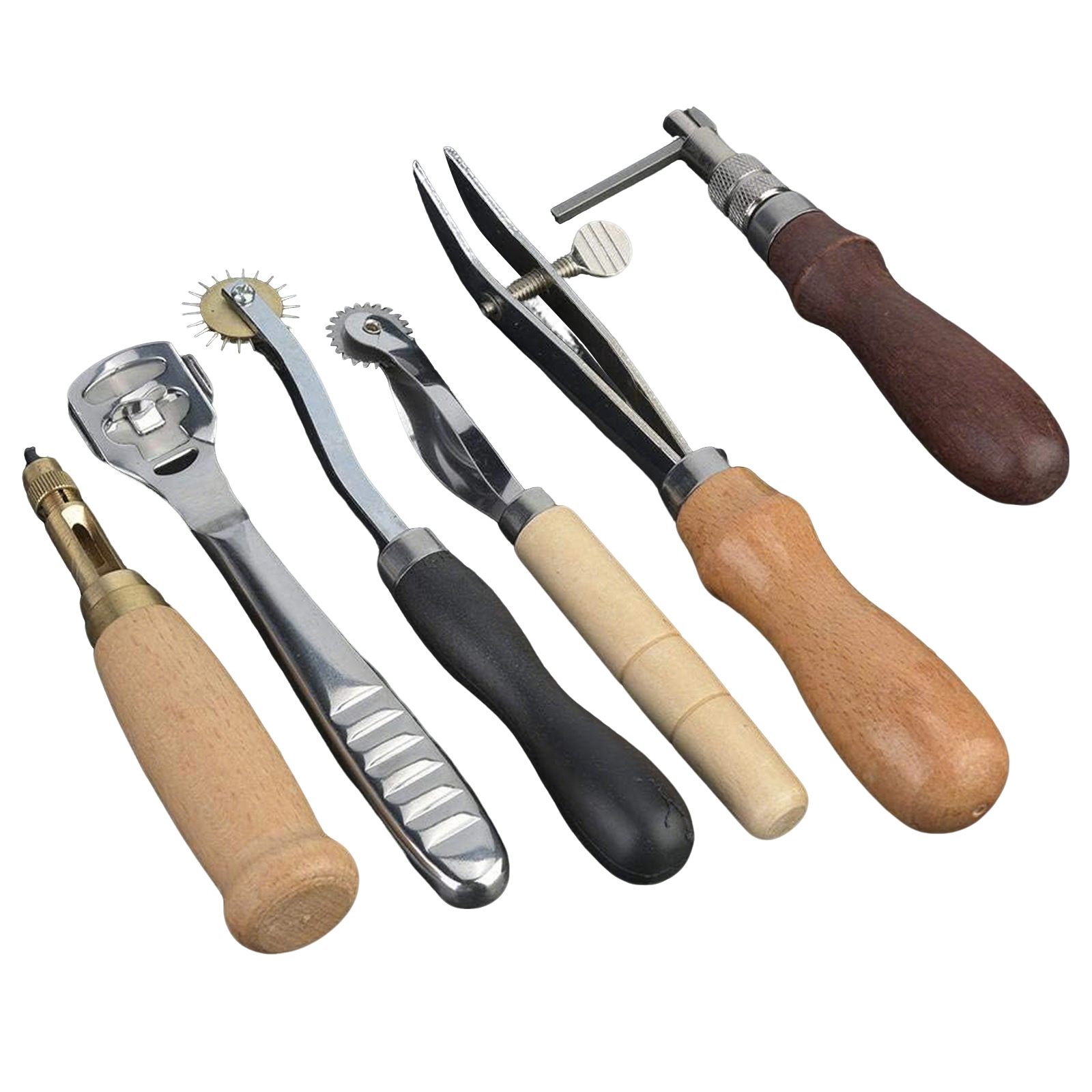 Leather Tools, 19 Pcs Leather  - Leatherwork Punching Tool 评论和价格