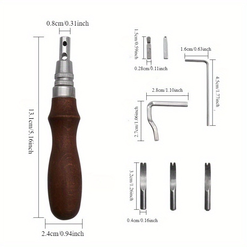 7 in 1 Pro Adjustable Leather  - Leatherwork Edge Beveler 评论和价格