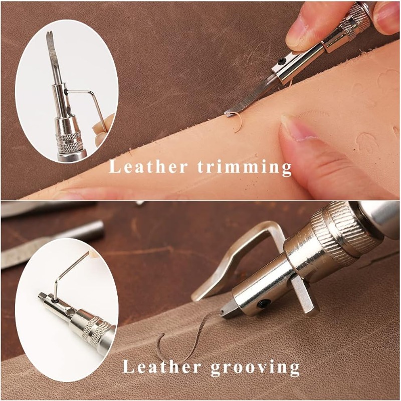 7 in 1 Pro Adjustable Leather  - Leatherwork Edge Beveler 评论和价格