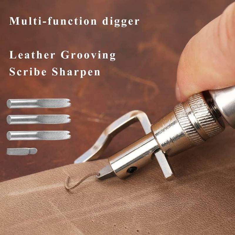 7 in 1 Pro Adjustable Leather  - Leatherwork Edge Beveler 评论和价格