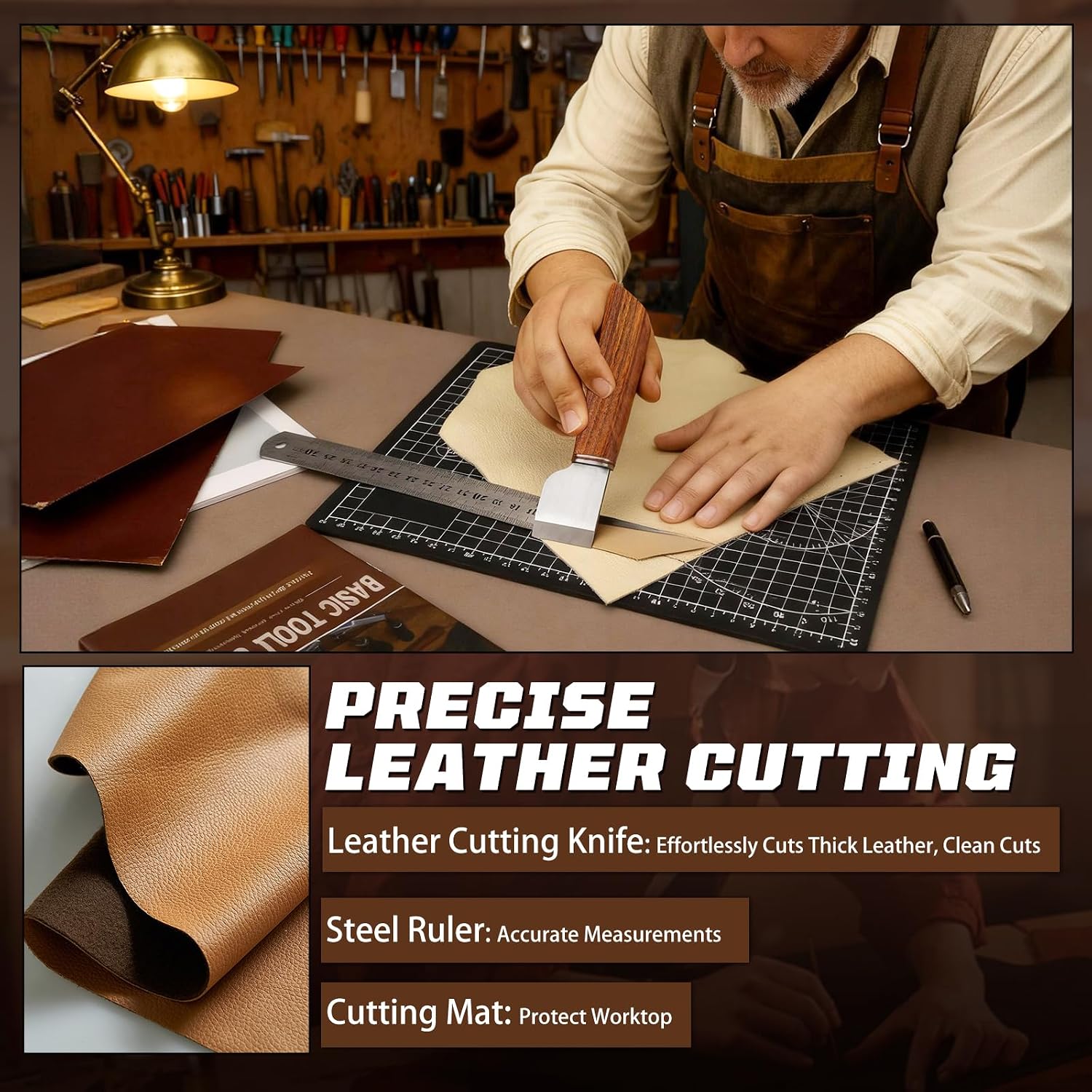 Leather Working Kit, Leather W - For Leather Work 评论和价格