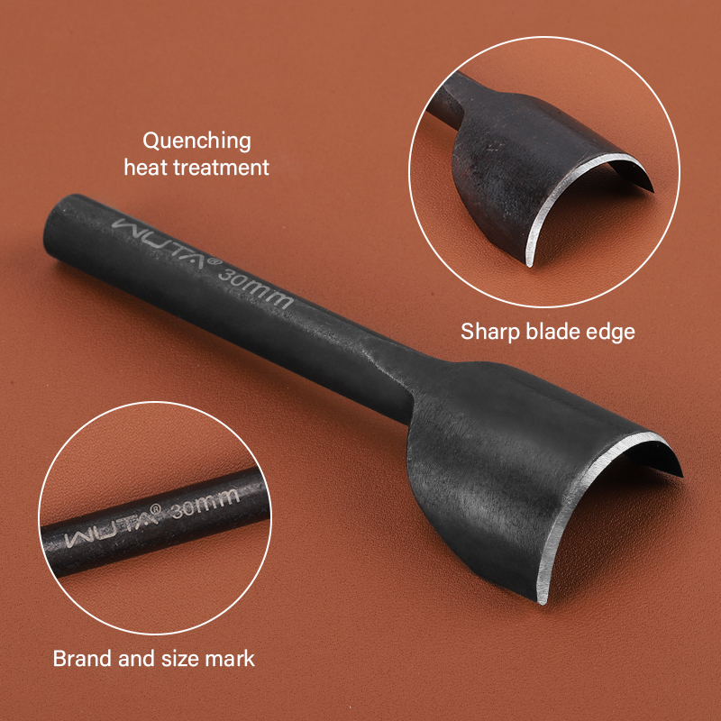 WUTA Basic Series 1Pc Half-Rou - Leatherwork Punching Tool 评论和价格