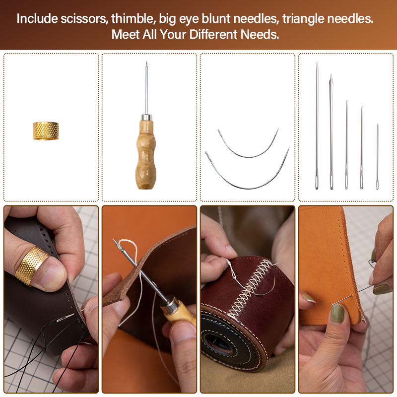 WUTA Leather Repair Kit Shoe S - Leatherwork Awl 评论和价格