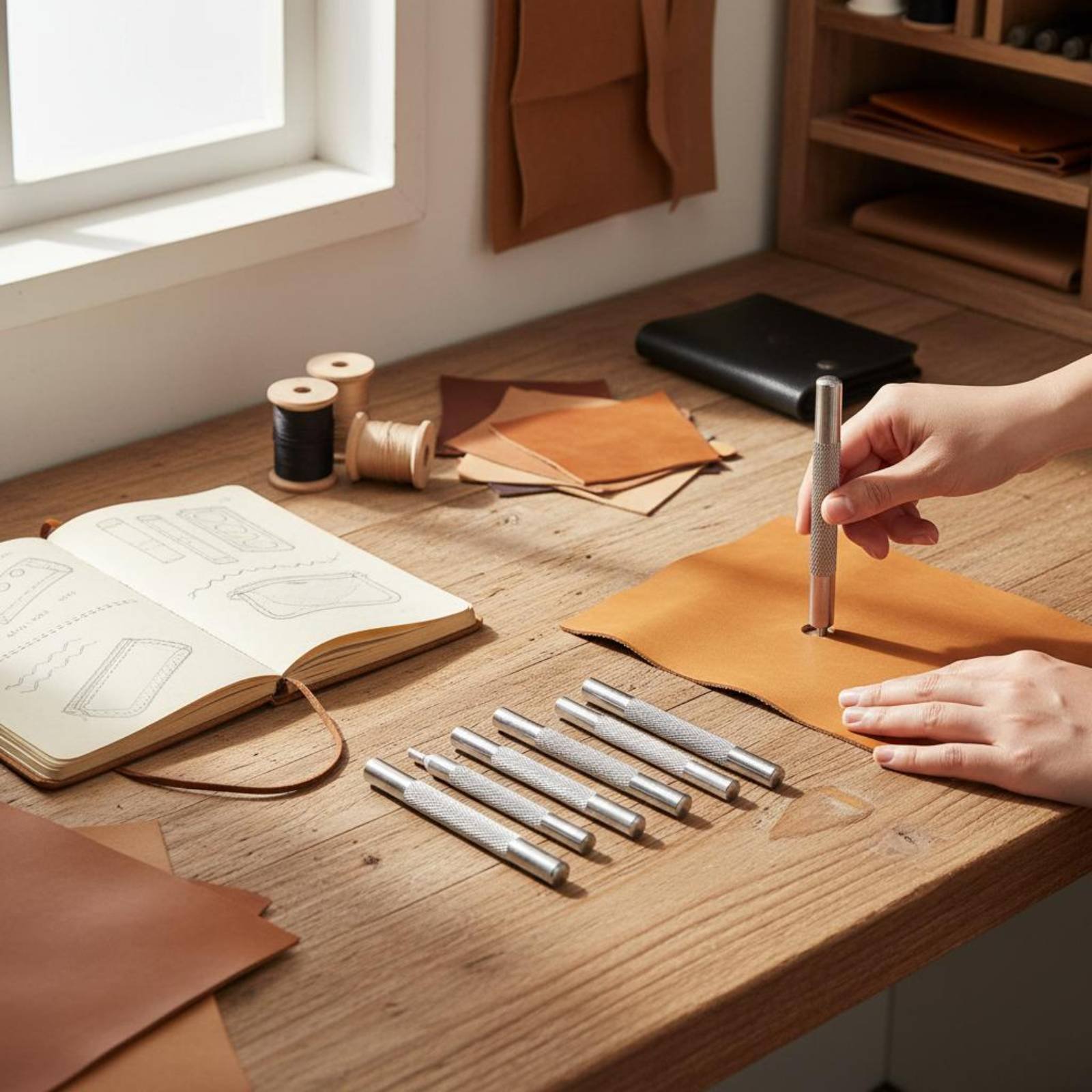 11 Pieces Snap Fastener Tool S - Leatherwork Rivet Setter 评论和价格