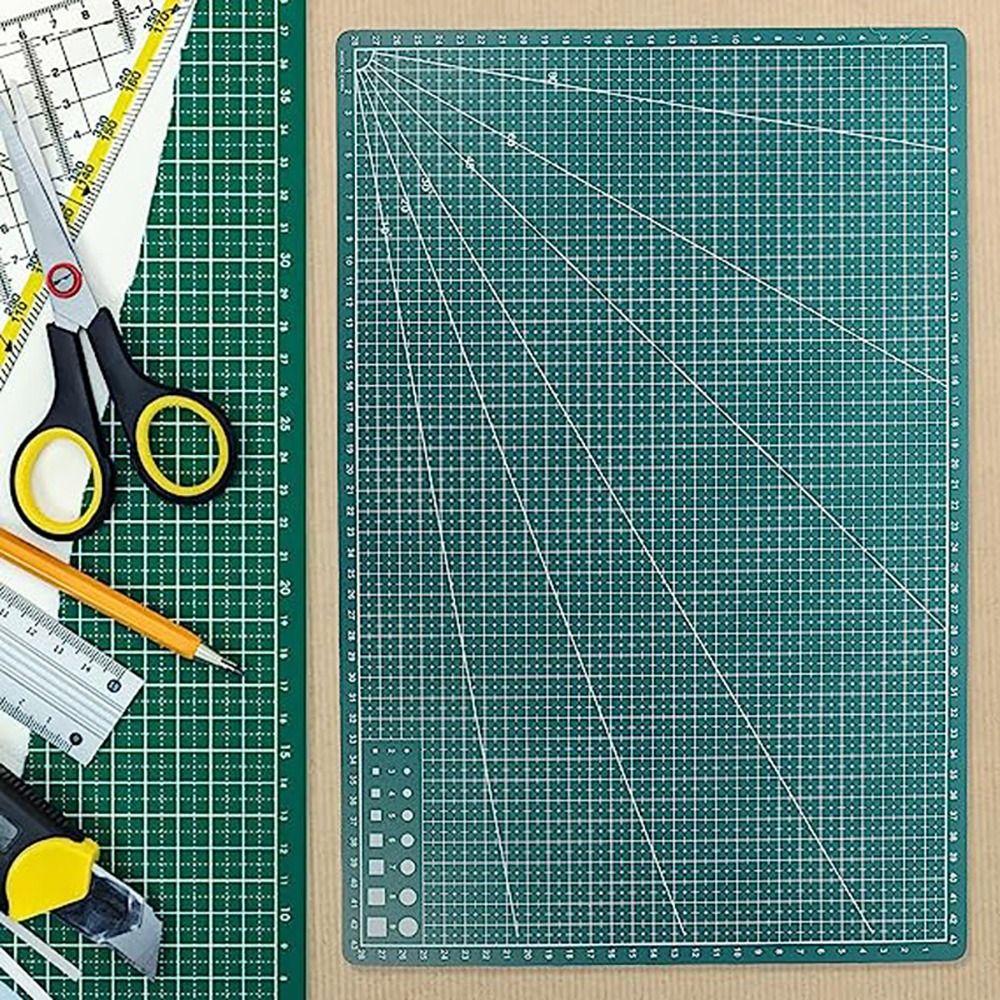 A3 A4 A5 PVC Cutting Mat Cutti - Leatherwork Vise 评论和价格
