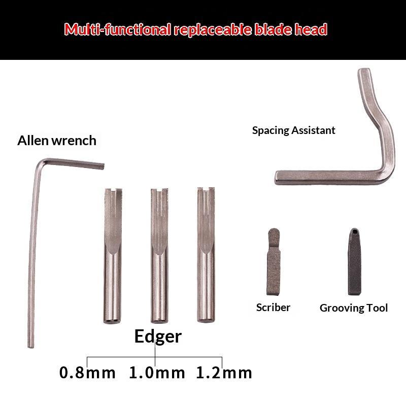 7 In 1 Leather GrooverTool,Pro - Leatherwork Edge Beveler 评论和价格