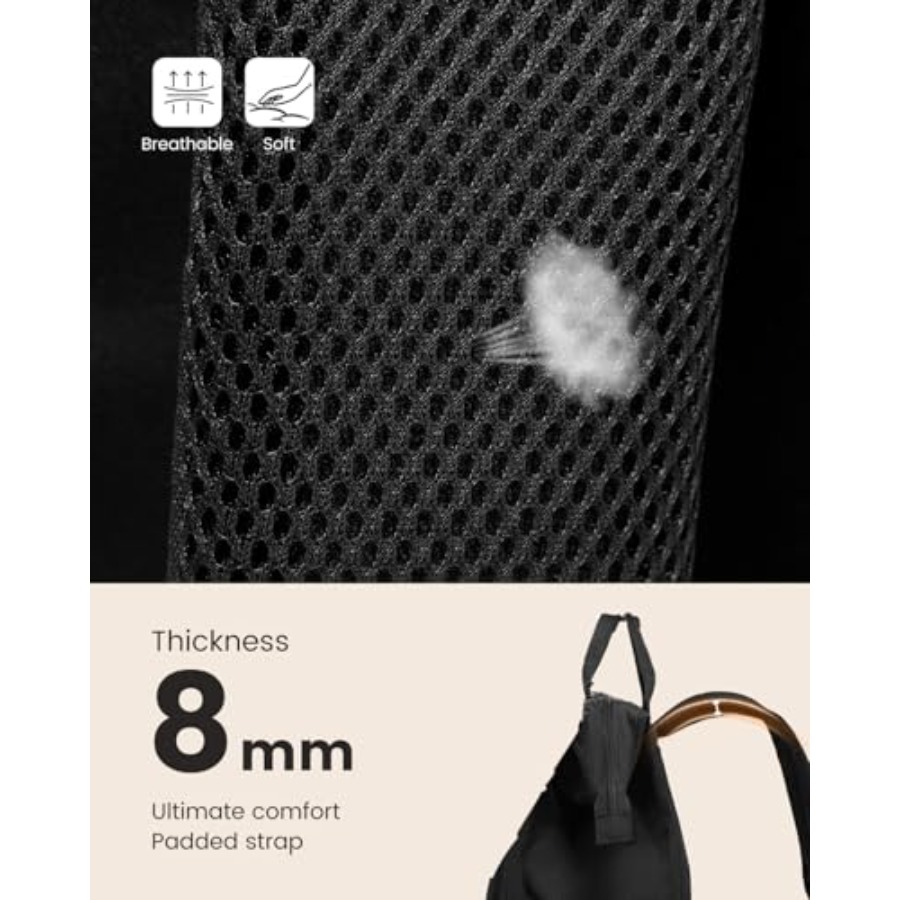 Laptop Backpack for Women, Tea - Leather Work Bag 评论和价格